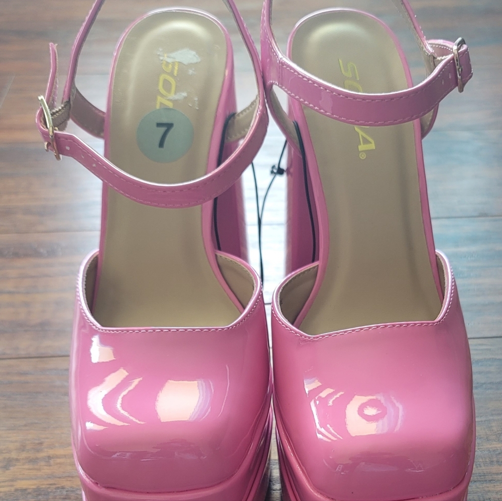 Pink Platform Heels